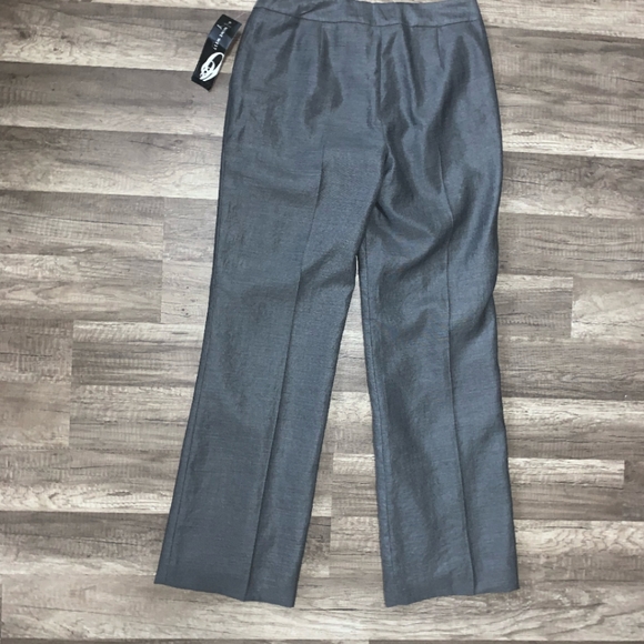✨ - NWT Nine West sz 2 Petite Grey Modal Blend Pantsuit - Picture 5 of 11